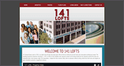 Desktop Screenshot of 141lofts.net